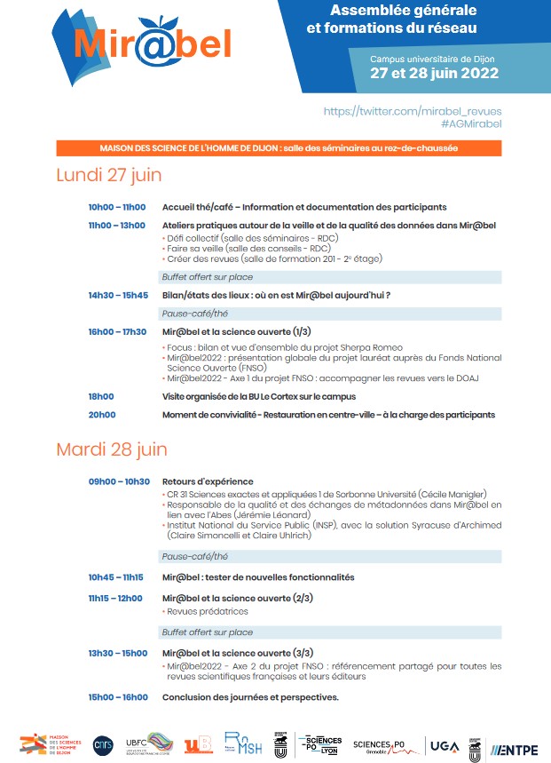 Programme AG réseau 2022